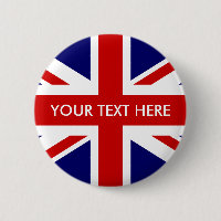 Boutons d'épingles de badge British Union Jack per