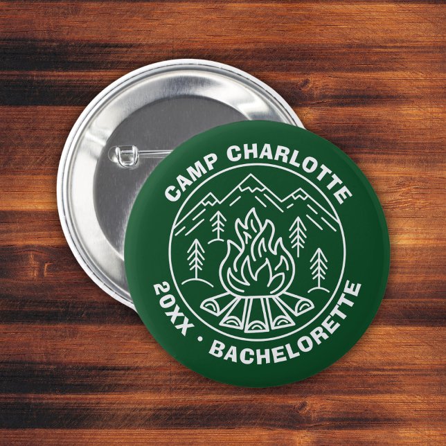 Rond 5 Cm Bridesmaids Badge Custom Camp Bachelorette (Bridesmaids Badge Custom Camp Bachelorette Button
)
