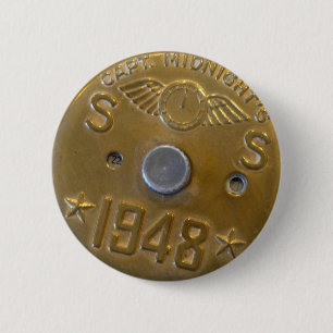 Rond 5 Cm Capitaine Midnight Decoder Badge 1948