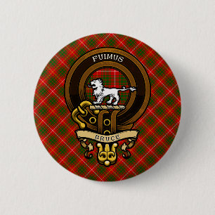 Rond 5 Cm Clan écossais Bruce Badge et Crest   Armoiries