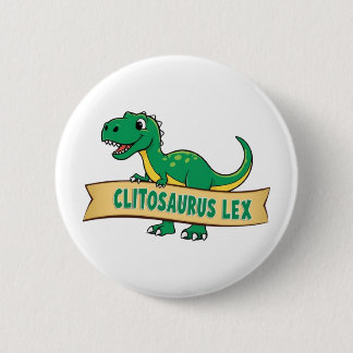 Rond 5 Cm Clitosaurus Lex Badge