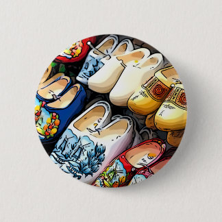 Rond 5 Cm Clogs, Amsterdam, Pays-Bas - Badge