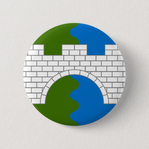 Rond 5 Cm Comté d'Old Stonebridges Badge Populace