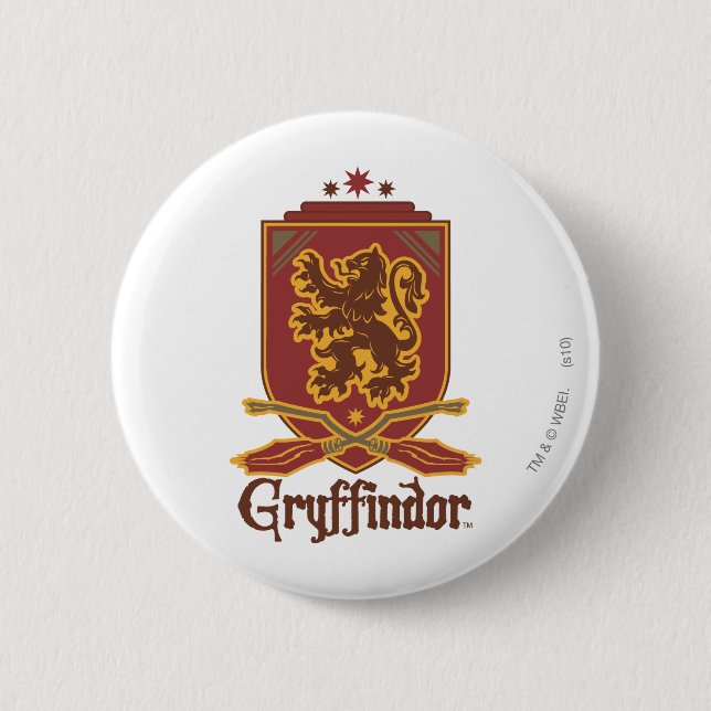 Rond 5 Cm Harry Potter | Badge Gryffindor QUIDDITCH™ (Devant)