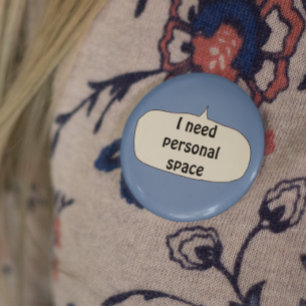 Rond 5 Cm J'ai besoin de badge d'espace personnel autisme sa