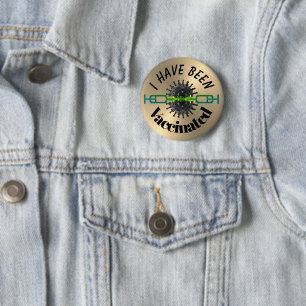 Rond 5 Cm J'ai été vacciné Pin Button Badge