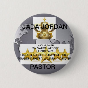 ROND 5 CM JJGPCWC DIEU STAR CHRISTIAN CHURCH BADGE ERASER