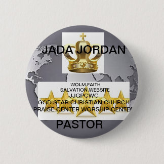 ROND 5 CM JJGPCWC DIEU STAR CHRISTIAN CHURCH BADGE ERASER