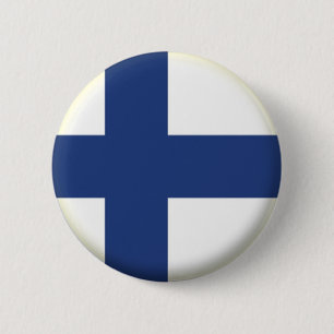 ROND 5 CM NOUVEAU ! ! - BADGE DE RETOUR DU NIP FINLANDAIS