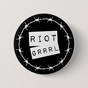 Rond 5 Cm Riot Grrrl Grunge Button Badge
