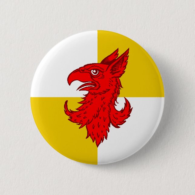 Rond 5 Cm Royaume d'Avacal populace badge Button (Devant)