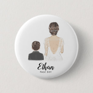 Rond 5 Cm Serez-Vous Mon Page Boy Proposition Badge