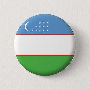 ROND 5 CM TOUT NOUVEAU ! ! - OUZBÉKISTAN BADGE DE RETOUR DU