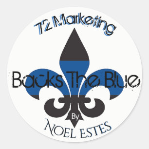 Rond 72supports marketing Le Bleu Collection Sticker