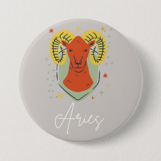 Rond 7,6 Cm badge bouton Bélier