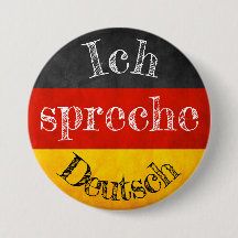 Badge drapeau ich spreche Deutsch