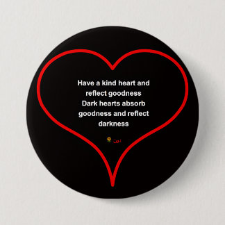 ROND 7,6 CM BADGE DU COEUR