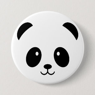 Rond 7,6 Cm Bouton Badge Épinglette Panda Mignon Pandas