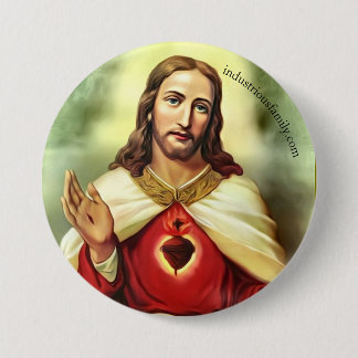 Rond 7,6 Cm sacre couer badge button