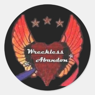 ROND ABANDON STICKER SANS FIL