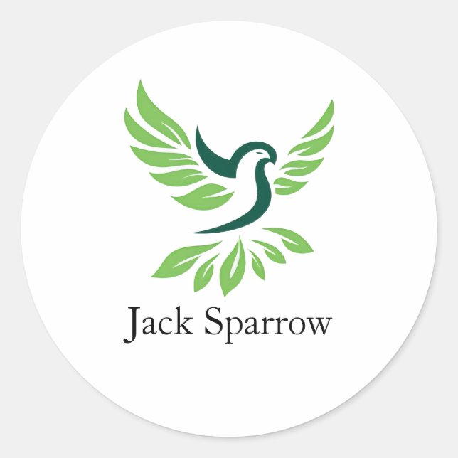 Rond Aesthetic Minimal Sticker (Devant)