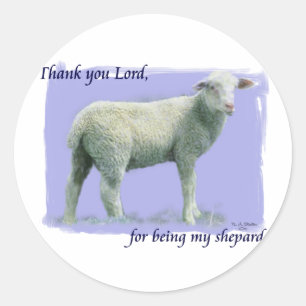 Rond Agneau de Dieu - Sticker