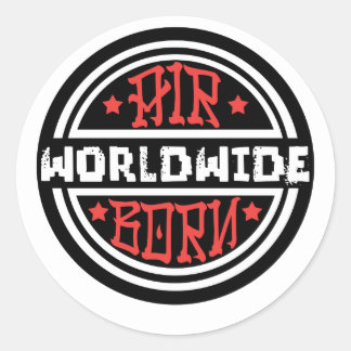 ROND AIR BORD MONDIAL STICKER