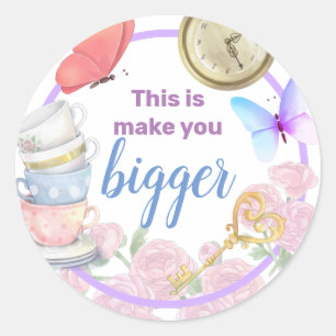 Rond Alisa dans l'Onederland Sticker Classic Round