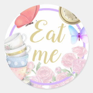 Rond Alisa dans l'Onederland Sticker Classic Round