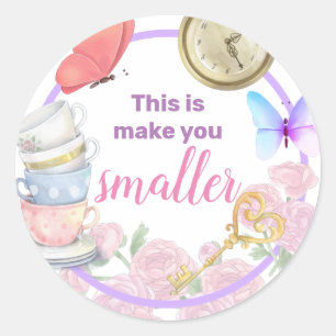 Rond Alisa dans l'Onederland Sticker Classic Round