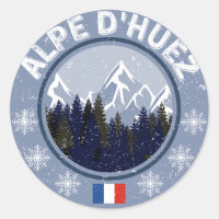 Alpe d'Huez Station de ski Sticker