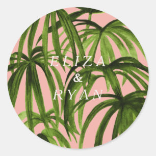 Rond Amour tropical / Sticker