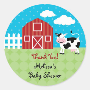 Rond Animaux de la grange Favoriser Sticker