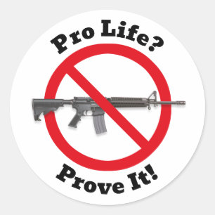 Rond ANTI-AVORTEMENT ? Prouvez-Le ! - Sticker de contrô