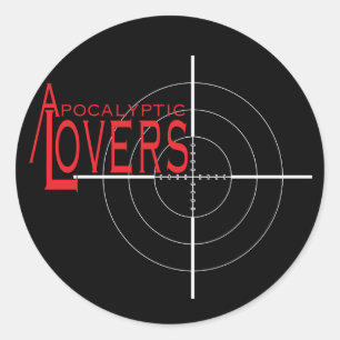 Rond Apocalyptique Amateurs Sticker à vue d'arme!