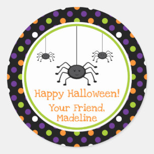 Rond Araignée d'Halloween éffrayante   Sticker pour l'H