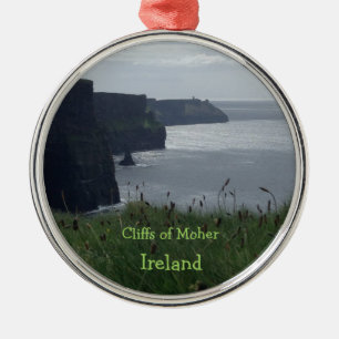Rond Argenté Falaises de Moher Irlande - ornement irlandais de