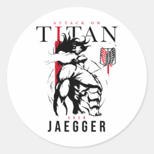 Rond Attaque contre Titan Sticker