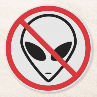 Rond Aucun dessous de verre alien