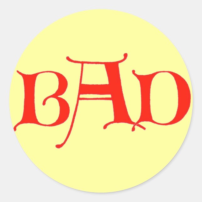 Rond BAD Sticker (Devant)