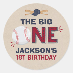 Rond Balise Sticker de baseball Vintage