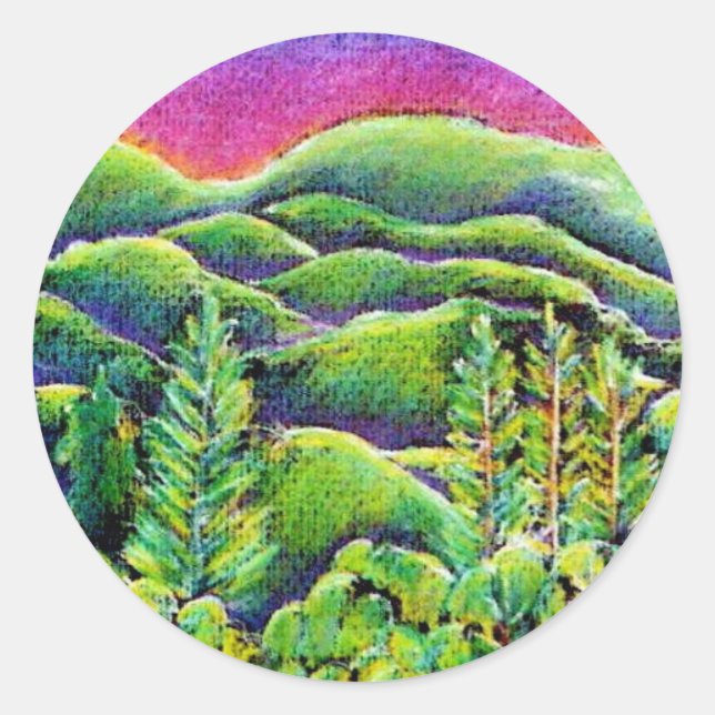 Rond Beau Sticker Mandala Earth (Devant)