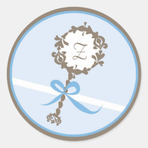 Rond Bébé Invitation ou Favoriser Sticker