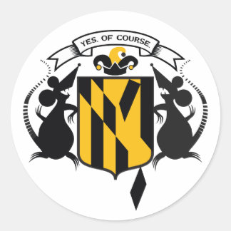 Rond Bien Sûr Baltimore Sticker