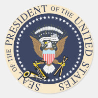 Bill Clinton : Sticker du président Seal