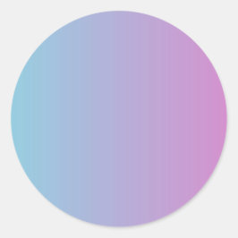 Rond Bleu et violet ombre couleurs dégradé Sticker