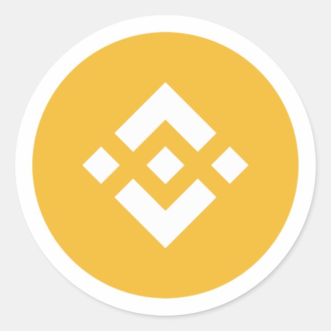 Rond BNB Binance sticker (Devant)