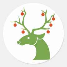 Boeuf vert avec Sticker ornementale