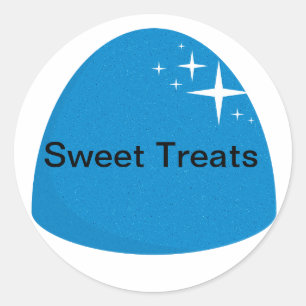 Rond Bonbons Géant Bleu Gumdrop Party Favoriser Sticker