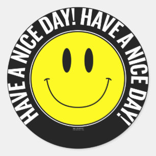 Rond Bonne journée ! Sticker Smilie